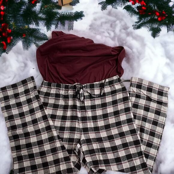 Sleephero Mens Flannel Pajamas Top & Bottom NWT PLAID Christmas Holiday PJ XL - Picture 2 of 6